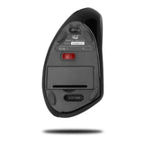 Adesso Vertical Ergonomic Illuminated Optical 6-Button 2.4 GHz RF Wireless Mouse - Right Hand Orientation (iMouseE10)