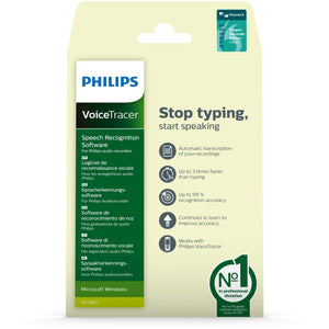 Philips Speech Products Products Philips DVT2805 Voicetracer Speech Recognition Software Voice Recorder