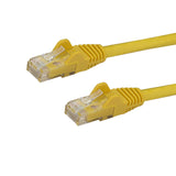 StarTech.com N6PATCH7YL Gigabit Snagless RJ45 UTP Cat6 Patch Cable, 7-Feet (Yellow)