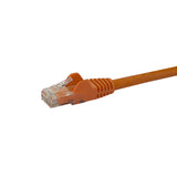 StarTech.com Cat6 Patch Cable - 8 ft - Orange Ethernet Cable - Snagless RJ45 Cable - Ethernet Cord - Cat 6 Cable - 8ft (N6PATCH8OR)