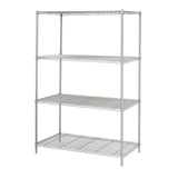 Safco Products Industrial Wire Shelving, 48x24-Inch ES (5294GR)