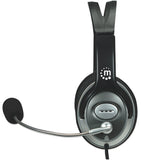 MANHATTAN Classic Leather Earpad Headset (175555)