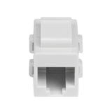 StarTech.com White Cat 6 RJ45 Keystone Jack Network Coupler F/F - RJ45 Coupler - Cat6 Coupler - F/F Cat6 Keystone Jack White Modular (C6KEYCOUPLWH)