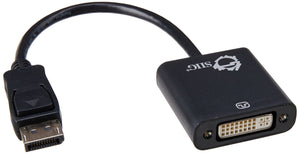 SIIG DisplayPort to DVI Adapter Converter (CB-DP0P11-S1)