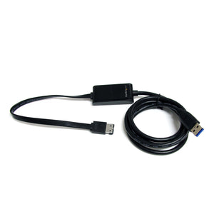 StarTech.com USB 3.-Inch to 2.5-Inch SATA III Hard Drive Adapter Cable with UASP-SATA Converter for SSD/HDD (USB3S2SAT3CB)
