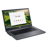 Acer Chromebook 14, Aluminum, 14-inch HD, Intel Celeron Dual core, 4GB LPDDR3 Ram, 16GB Memory, Black, CP5-471-C0EX