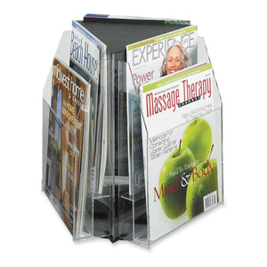 Safco Reveal Magazine and Pamphlet Tabletop Display