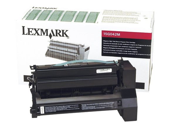 Lexmark Magenta Toner Cartridge -Magenta -Laser -15000 Page -1 Each