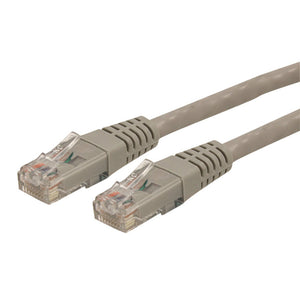 StarTech.com C6PATCH35GR Gray Molded RJ45 UTP Gigabit Cat6 Patch Cable, 35-Feet