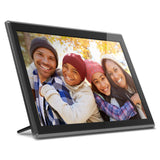 Aluratek 17.3" WiFi Digital Photo Frame with Touchscreen IPS LCD Display & 16GB Built-in Memory, Photo/Music/Video (AWS17F)