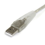 StarTech.com Transparent USB 2.0 Cable - A to B - USB Cable - USB (M) to USB Type B (M) - USB 2.0-6 ft - Molded - Transparent - USB2HAB6T