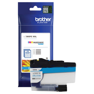 Brother LC3037CS Genuine Super High-Yield Cyan Inkvestment Tank Ink Cartridge