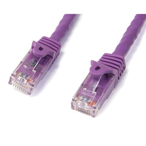 StarTech.com N6PATCH100PL Gigabit Snagless RJ45 UTP Cat6 Patch Cable, 100-Feet (Purple)