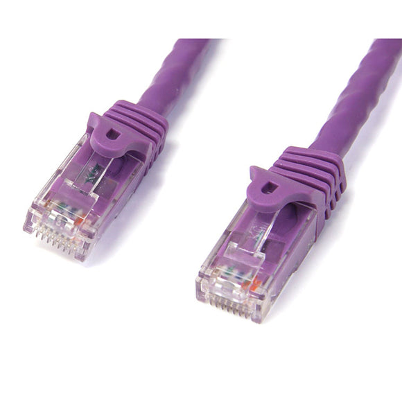 StarTech.com N6PATCH35PL Gigabit Snagless RJ45 UTP Cat6 Patch Cable, 35-Feet (Purple)