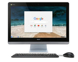 Acer Chromebase AIO Desktop, 23.8" Full HD, Intel Celeron 3215U, 4GB DDR3L, 16GB SSD, Keyboard, Mouse, Chrome, CA24I-CN