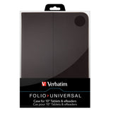 Verbatim Universal Folio Case for 10-Inch Tablets and e-Readers 98540