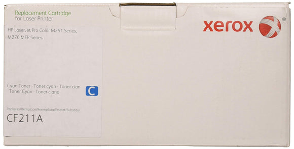 Xerox Remanufactured Cyan Toner Cartridge, Alternative for HP CF211A 131A, 1800 Yield (006R03182)