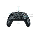 PDP Wired Controller for Xbox One - Black Camo