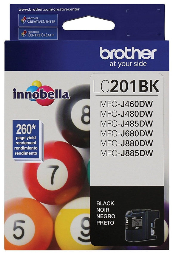 Brother LC201BK Standard Yield Ink Cartridge