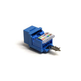 StarTech.com Cat5e Modular Keystone Jack Blue - Tool-Less (KEYSTONE2BL)