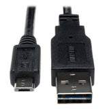 Tripp Lite UR050-010 10-Feet USB 2.0 Universal Reversible Male to Micro Male Cable