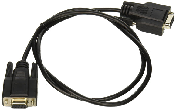 C2G 25216 DB9 F/F Serial RS232 Cable, Black (3 Feet, 0.91 Meters)