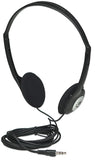 Manhattan 177481 Stereo Headphones with Adjustable Headband Black