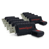 10 X 8gb Waterproof Usb Drive -Grey