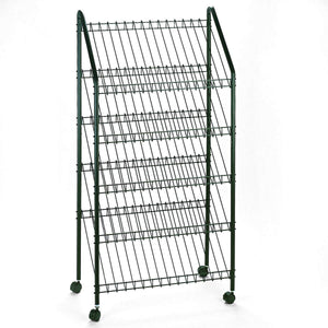 Safco Products 4129CH Mobile Literature Rack, Charcoal