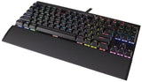 CORSAIR K65 RAPIDFIRE - RGB Backlit Mechanical Gaming Keyboard - USB Passthrough & Media Controls - Fastest & Linear - Cherry MX Speed