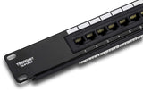 TRENDnet 16-Port Cat6 Unshielded Wallmount or Rackmount Patch Panel, Compatible with Cat 3/4/5/5e/6 Cabling, TC-P16C6