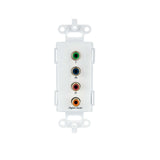 StarTech.com CPNTUTPWALLA Component Wall Plate Video Extender Over Cat 5 with Digital Audio