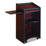 Safco Products Executive Mobile Lectern Mahogany, 8918MH