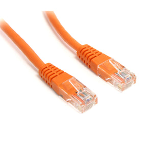 StarTech.com M45PATCH25OR Molded RJ45 UTP Cat 5e Patch Cable, 25-Feet (Orange)