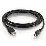 C2G/Cables to Go 27005 USB 2.0 A to Mini-B Cable, Black (2 Meter/6.56-Feet)