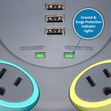 Kensington SmartSockets Surge Protector with 16' Cord and 4 USB Charging Ports (K64494NA)