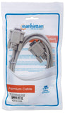 Manhattan VGA Monitor Cable - VGA cable - HD-15 (M) - HD-15 (M) - 6 ft - molded - grey