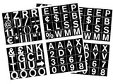 Bi-silque Visual Communication MasterVision 1-Inch Magnetic Set of Letters, Numbers and Symbols