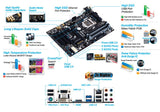 Open Box Gigabyte Intel B85 Express Chipset, Socket H3 LGA-1150 ATX DDR3 1600 Motherboard