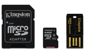 Kingston Digital Multi-Kit/Mobility Kit Flash Memory Card with Reader MBLY10G2