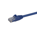 StarTech.com N6PATCH3BL Cat6 Ethernet Cable - 3 ft - Blue - Patch Cable - Snagless Cat5 Cable - Short Network Cable - Ethernet Cord - Cat 6 Cable - 3ft