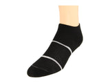 Wrightsock Anti-Blister Double Layer Running II Lo Quarter, White with Black Accents, Small