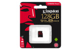 Kingston SDCR/128GBSP 128GB MICROSDXC Canvas React 100/80 U3 UHS-I V30 A1