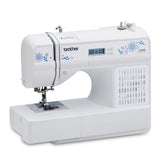 Brother XS6060 Computerized Sewing Machine Small White