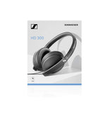 Sennheiser 508597 HD 300 Around-Ear Lightweight Foldable Headphones - Black Voip Phone and Device