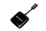 Transcend USB 2.0 OTG Card Reader, Black, TS-RDP9K