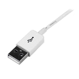 StarTech.com 2m White USB 2.0 A to B Cable - USB 2.0 AB Cable Male / Male - USB B Cable - 1x USB 'A' (M), 1x USB 'B' (M) - White, 6ft (USBPAB2MW)