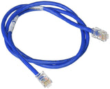 C2G 24491 Cat5e Crossover Cable - Non-Booted Unshielded Network Crossover Patch Cable, Blue (3 Feet, 0.91 Meters)