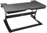 Ergotron 33-418-085 WorkFit-TL Sit-Stand Desktop Workstation, Black