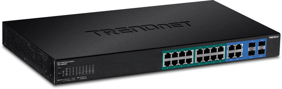 TRENDnet 16-Port Gigabit Web Smart Poe+Switch